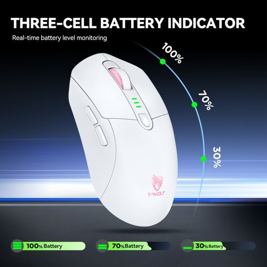 T-WOLF X5 Tri-Mode gaming mus