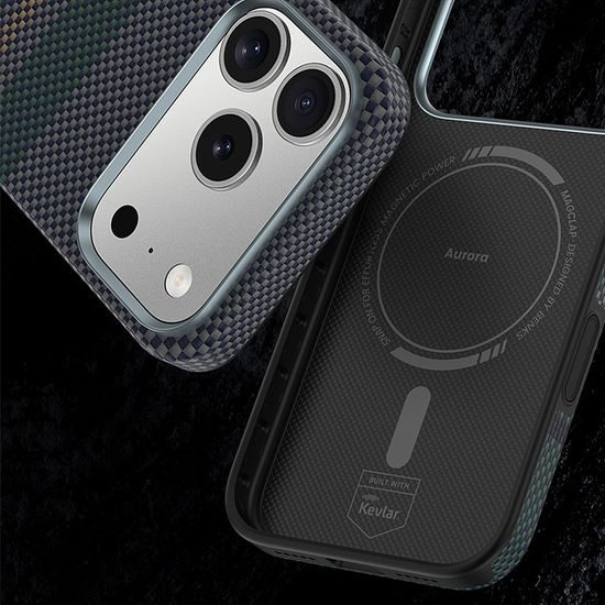 Benks Magnetic Armor Pro Aurora Kevlar tok, iPhone 17 Pro / 18 Pro