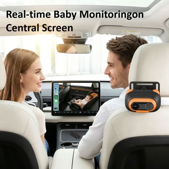 Smart Baby Monitor za auto s CarPlay i Android Auto