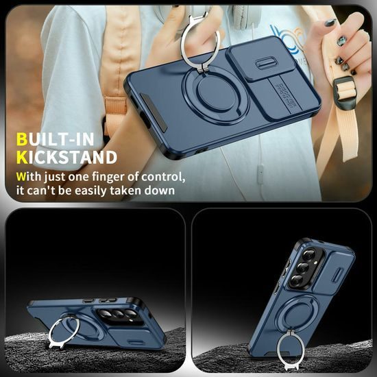 Θήκη Camslide Stand, Samsung Galaxy S26 Plus, μπλε