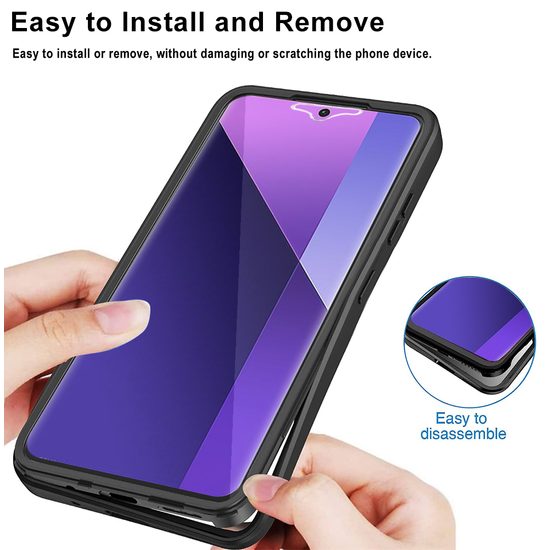 JP Defense kolorowe etui, Xiaomi Redmi Note 13 Pro Plus 5G, różowe