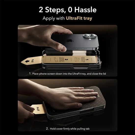 ESR Armorite Pro Σκληρυμένο Γυαλί UltraFit, iPhone 16 Pro / 17