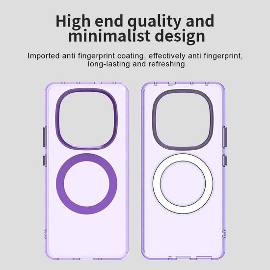 Techsuit CandyCase MagSafe, Xiaomi Redmi Note 14 Pro 5G / Poco X7, μωβ