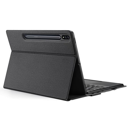Husă cu Bluetooth Dux Ducis, cu tastatură și touchpad, Samsung Galaxy Tab S7 11'', neagră