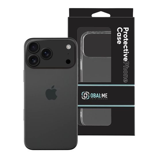 OBAL:ME Θήκη TPU για iPhone 17 Pro Max, διάφανη