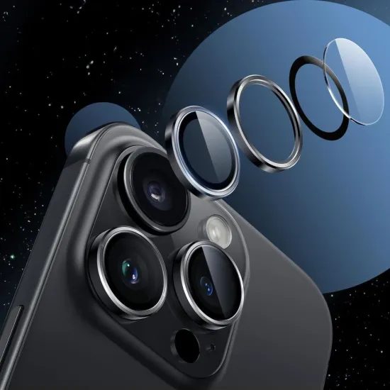 Tech-Protect Camring Fit+, προστατευτικό τζαμάκι για φακό κάμερας, Samsung Galaxy S25 FE, διάφανο