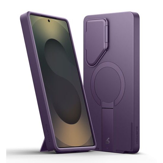 Suritch MagSafe Kickstand Camprotector maska za Samsung Galaxy S25 Ultra, ljubičasta