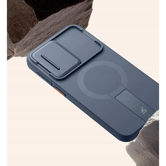 Suritch MagSafe Kickstand Camprotector tok Samsung Galaxy A37 / A36, kék