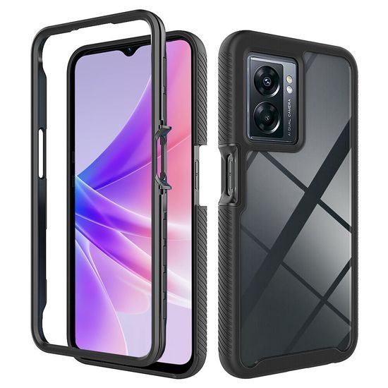 Techsuit Defense360 Pro + Zaščitna folija, Oppo A77 5G, črna