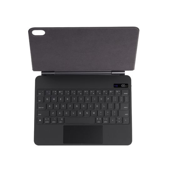 JP Magnetic Keyboard MK01 Tablet-Hülle mit Display, iPad 10.9 2022 (iPad 10) / iPad 11 2025 (iPad 11), schwarz