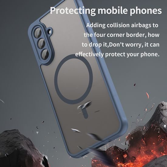 Techsuit HaloFrost II MagSafe, Samsung Galaxy A17 5G, σκούρο μπλε