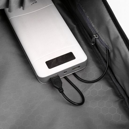 JP Rucksack B22 - Multifunktionaler Tagesrucksack 44x30x14 cm - Schwarz