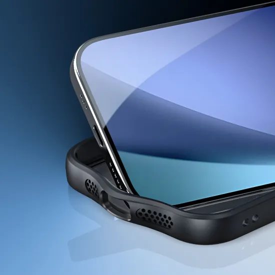 Dux Ducis Aimo Mag MagSafe Case für iPhone 17 - Magnetische Schutzhülle mit kabellosem Laden - Schwarz