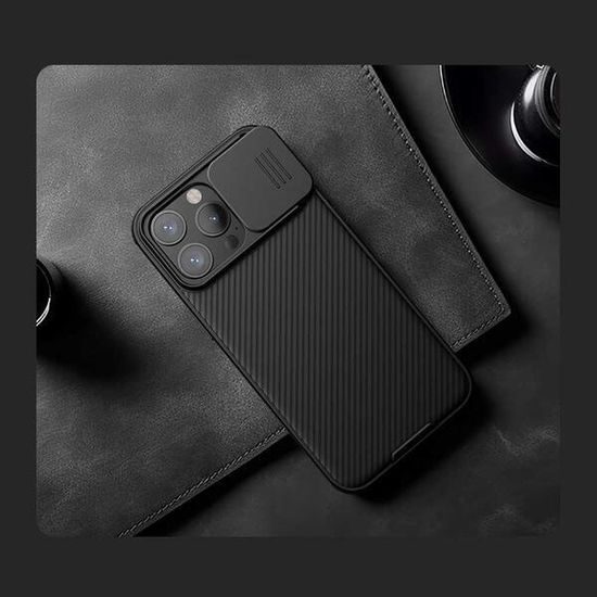 Nillkin Camshield Pro Magnetic, iPhone 15 Pro Max, čierny