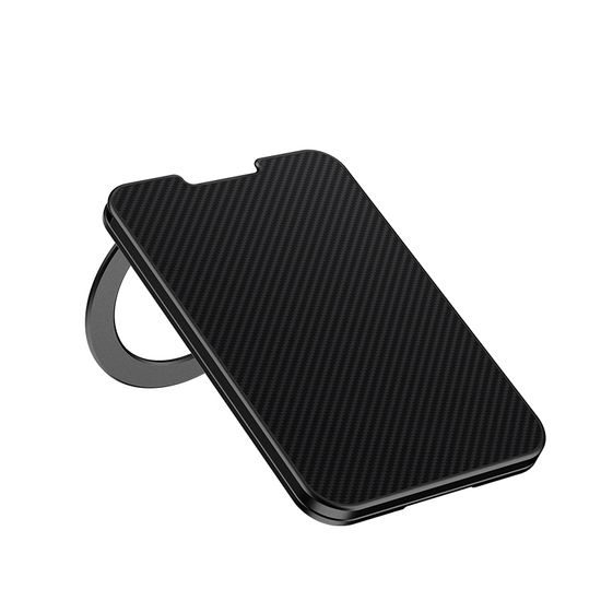 Benks ArmorGo Magnetisches Kartenhalter Wallet mit Ständer für MagSafe - Kevlar Material - Schwarz