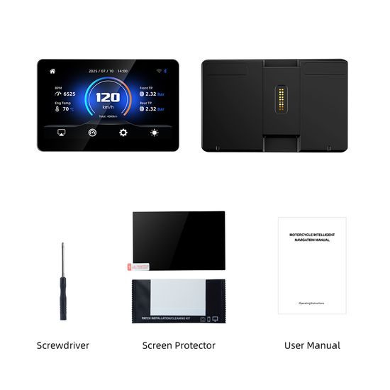 6" Trådløst display til BMW motorcykler, Apple CarPlay / Android Auto