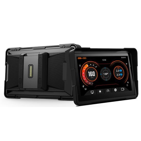 BMW Motorrad 7" IPS dodirni zaslon s bežičnim Apple CarPlay i Android Auto, CAN Bus podacima, upravljanjem Wonder Wheel, TPMS-om i 2 kamere