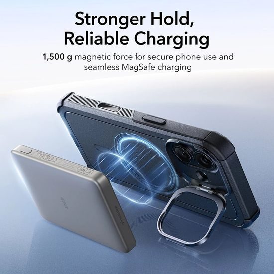 Θήκη ESR Cyber Armor Kickstand, iPhone 17, μαύρη