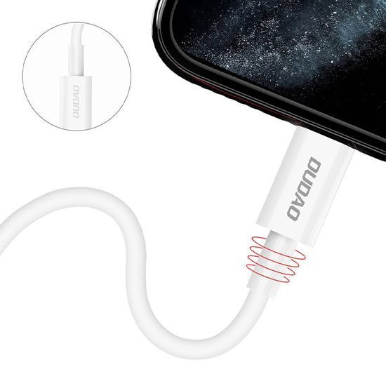 Dudao USB-C - Lightning kabel, 18 W Power Delivery 1 m, bijeli (L6X white)