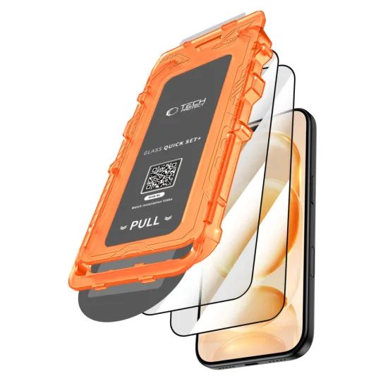 Tech-Protect Quick Set+ Panzerglas für iPhone 17 Pro Max / 18 Pro Max - Gehärtetes Displayschutzglas mit Montagerahmen - 2 Stück - Schwarz