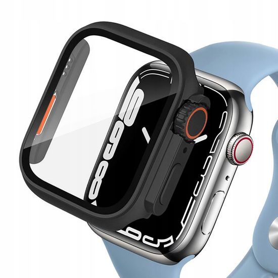 Tech-Protect Defense360 Apple Watch 7 / 8 / 9, 45 mm, fekete-narancs