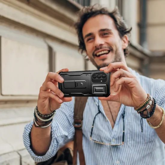 Tech-Protect Kevlar Cam+ pouzdro, Samsung Galaxy A56 5G, černé