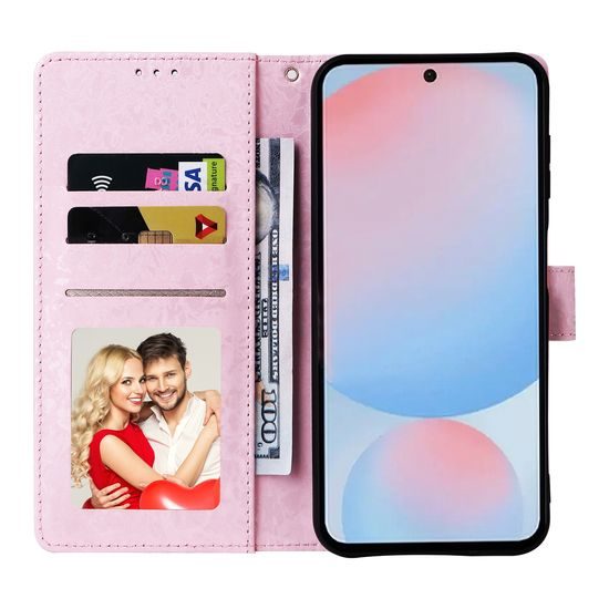 Θήκη Magnet, Samsung Galaxy A56, ροζ