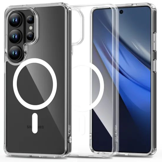 Tech-Protect Flexair Hybrid s MagSafe, Samsung Galaxy S26 Ultra, průhledný