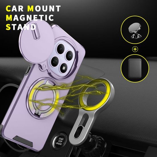 Θήκη Camslide Stand, Xiaomi Redmi Note 15 5G, μωβ