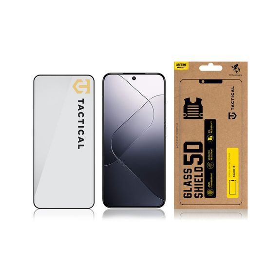 Tactical Glass Shield 5D staklo za Xiaomi 14, crno