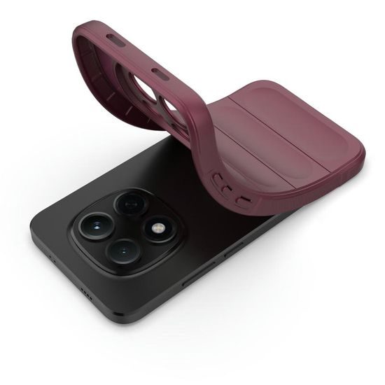 Θήκη Wency Magic Shield, Xiaomi Redmi Note 15 Pro 5G, μπορντό