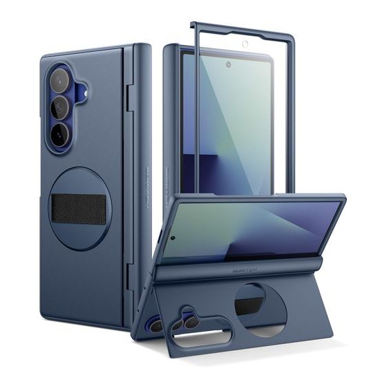 Suritch 360° Kickstand obal Samsung Galaxy Z Fold 7, modrý