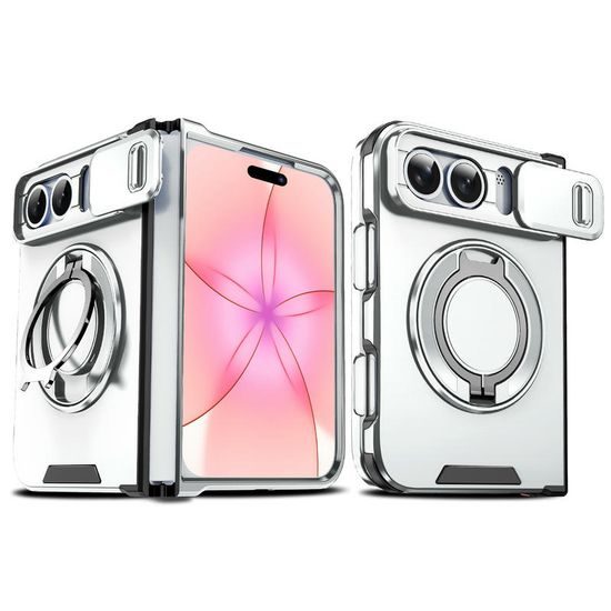 Camslide Stand etui, iPhone Duo, srebrn