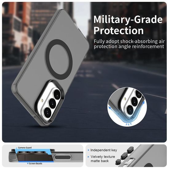 Techsuit CandyCase MagSafe, Samsung Galaxy S26 Plus, μαύρο