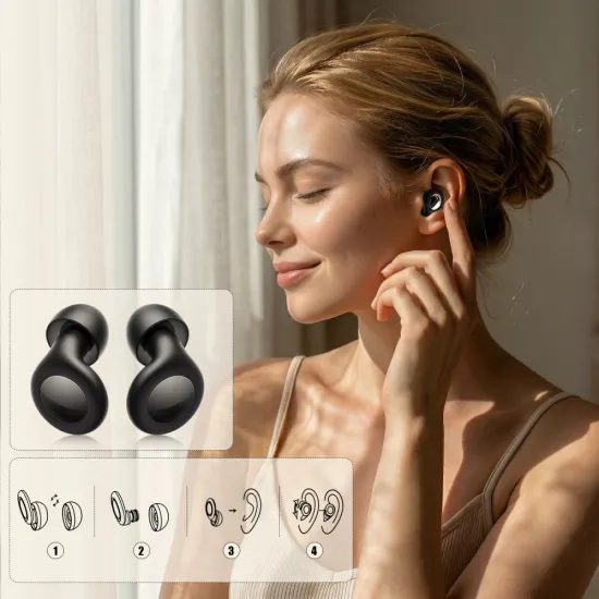 Tech-Protect QuietFit špunty do uší, černé