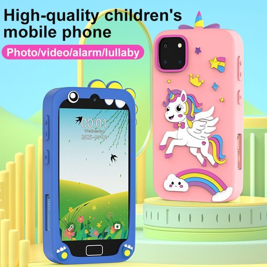 Κινητό τηλέφωνο για παιδιά, ροζ μονόκερος 4