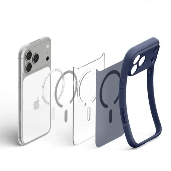 Spigen Ultra Hybrid Mag s MagSafe, iPhone 17 Pro Max / 18 Pro Max, frost blue