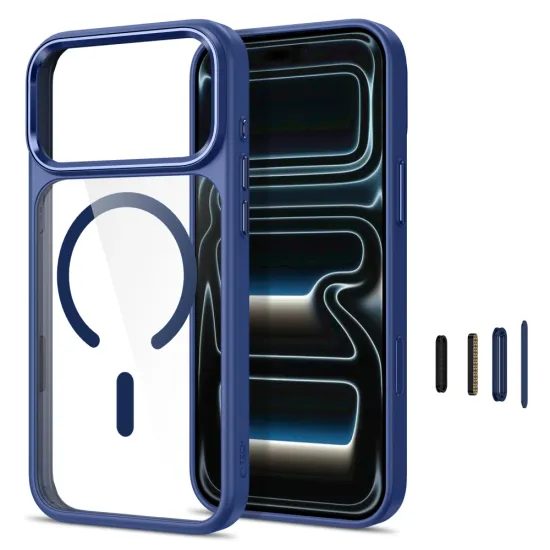 Tech-Protect MagMat MagSafe Case für iPhone 17 Pro Max / 18 Pro Max - Hybride Schutzhülle mit Camera Control - Blau