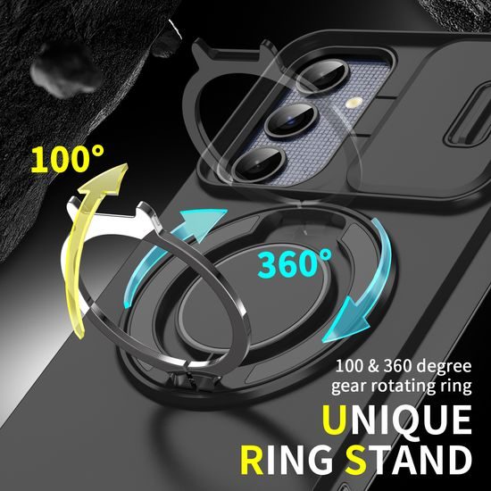 Camslide Stand borító, Samsung Galaxy A23, kék