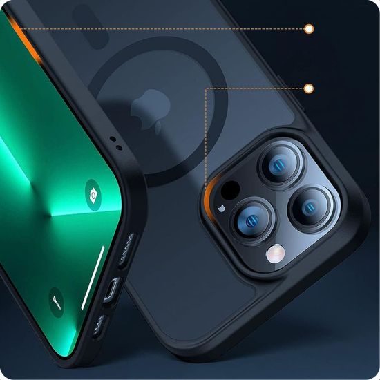 Tech-Protect MagMat MagSafe, iPhone 15 Pro, modrý matný