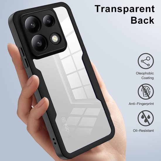 JP Defense kolorowe etui, Xiaomi Redmi Note 13 Pro 5G, czarne