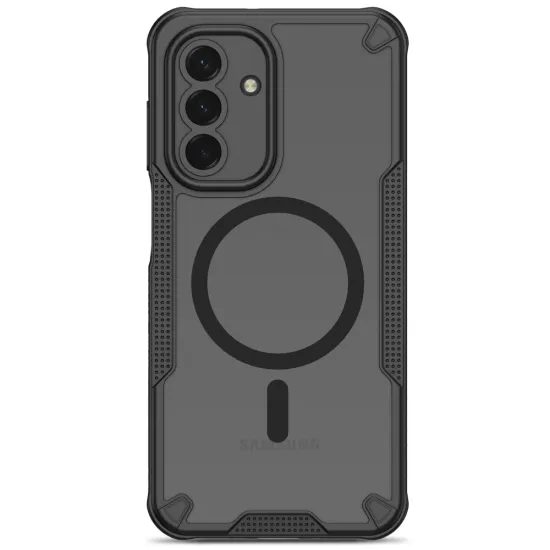 Tech-Protect Rugged Shield MagSafe Schutzhülle für Samsung Galaxy A17 / A18 / A26 - Hybrid Case mit Stoßschutz - Matt Schwarz