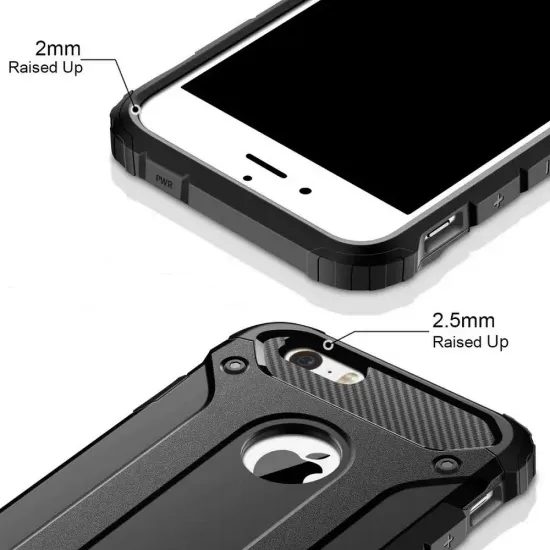 Υβριδική Θήκη Armor iPhone XR, μαύρο