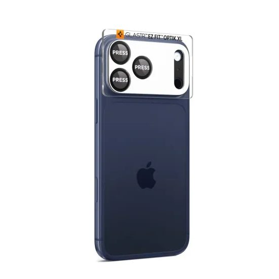 Spigen Optik Pro XL TR EZ Fit προστασία κάμερας, iPhone 17 Pro Max, μαύρο