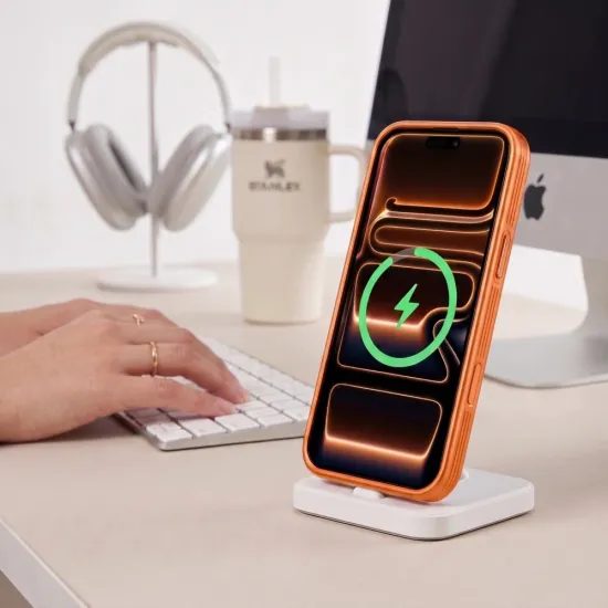 Tech-Protect MagPrime MagSafe CC, iPhone 17 Pro Max / 18 Pro Max, oranžový
