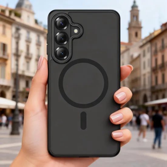 Tech-Protect MagCam MagSafe, Samsung Galaxy S26 Plus, černý matný