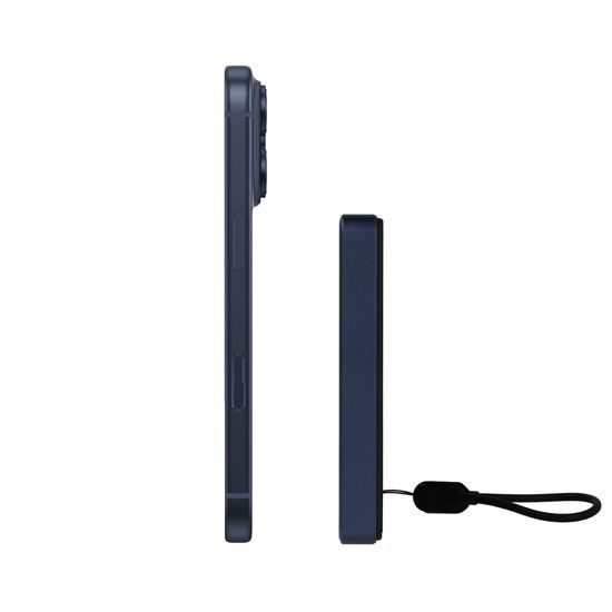 Powerbank Blavec BJ-03 Slim 3w1 MagSafe USB-C, 10000mAh, 22,5W, niebieski