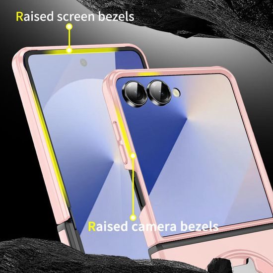 Camslide Stand Hülle, Samsung Galaxy Z Flip 7, rosa