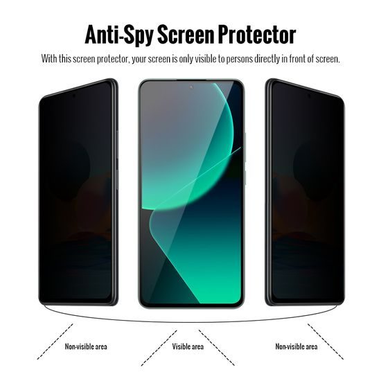 Privacy 5D Tvrzené sklo, Xiaomi 13T