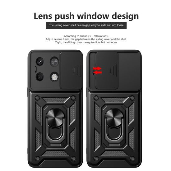 JP CamShield, Xiaomi Redmi Note 13 5G, μαύρο